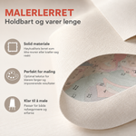 Malerlerret av høy kvalitet med nummererte felt