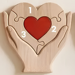 FamilyPiece familiepuslespill med 3 navn