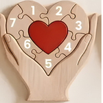 FamilyPiece familiepuslespill med 7 navn