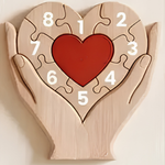 FamilyPiece familiepuslespill med 8 navn