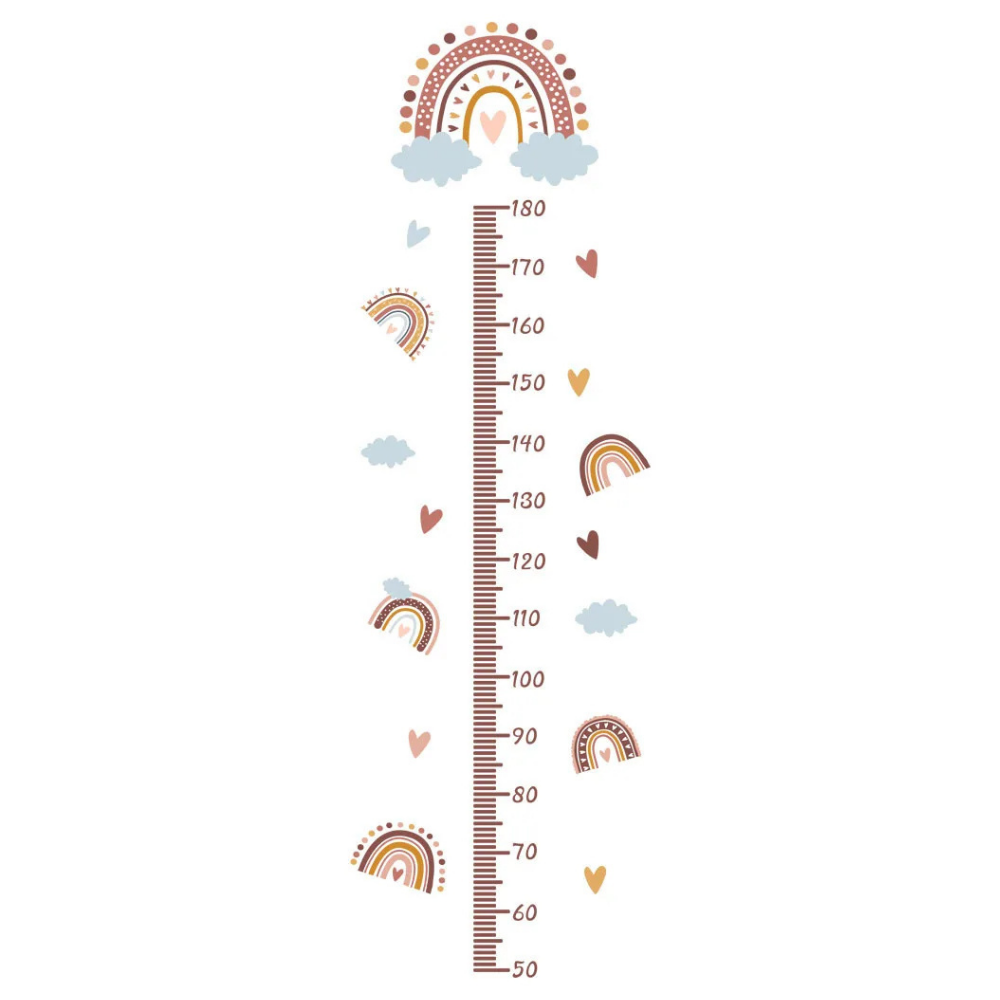BohoHeight høydemåler – boho regnbue