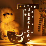 LetterGlow bokstavlampe med navn