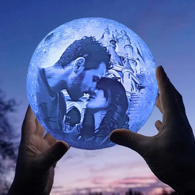 MemoraMoon – Personlig 3D-månelampe med foto