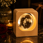 MemoraSphere 3D-kule med lasergravering