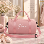 DanceBag dansebag med navn – rosa