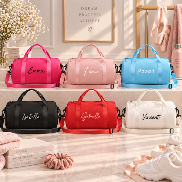 DanceBag dansebag med navn i seks farger