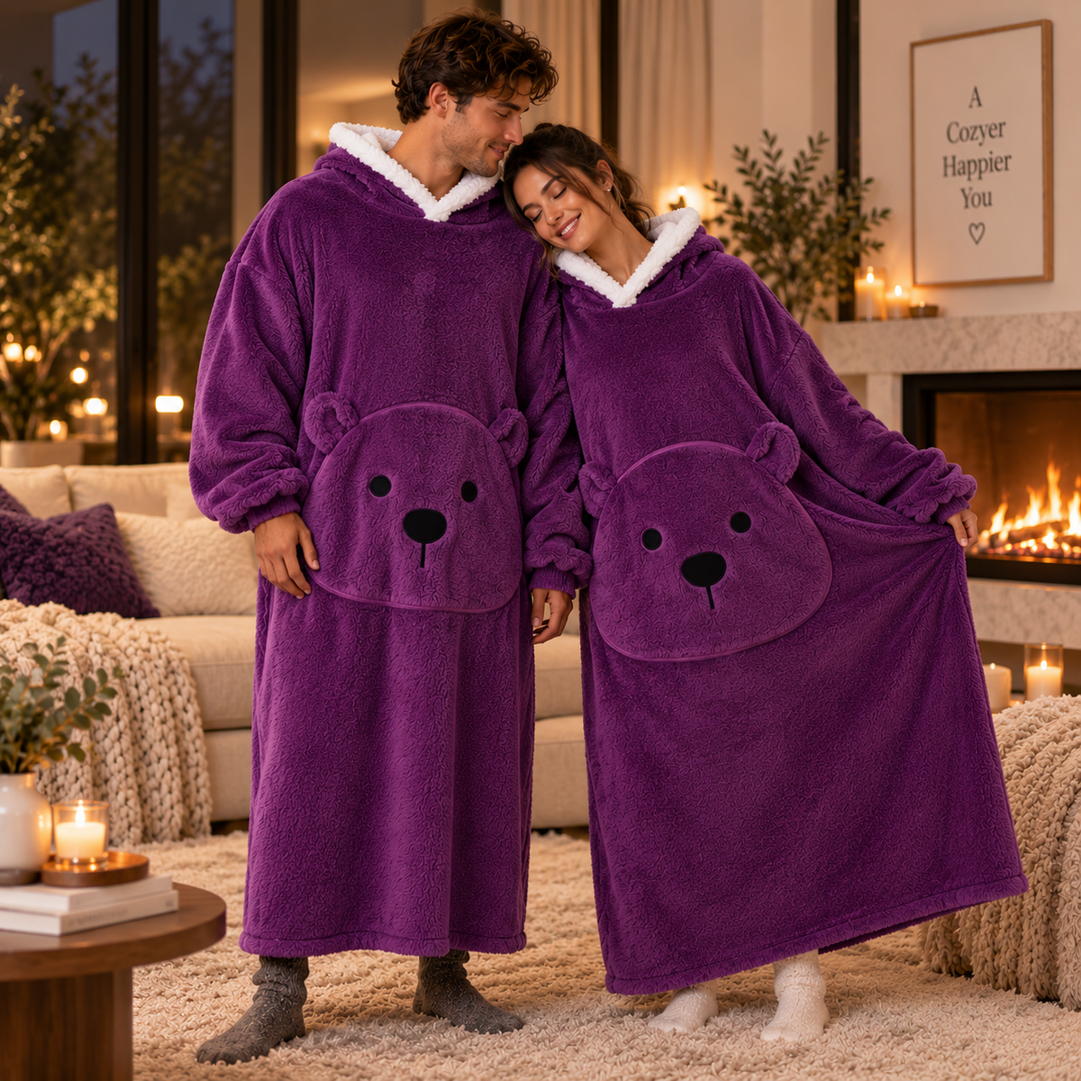 BearHug kosedress lilla