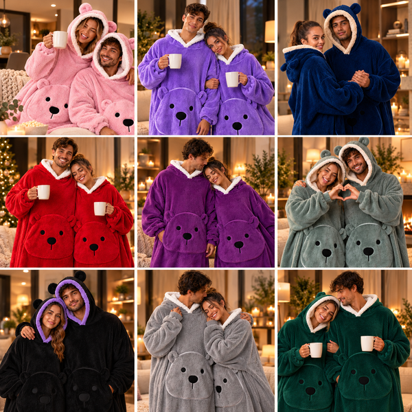 BearHug kosedress med bjørneører – alle 9 farger
