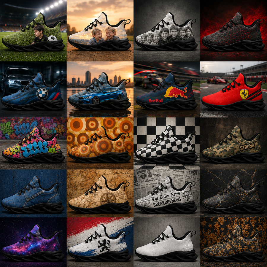 PhotoStep – Personlige sneakers med eget bilde og navn